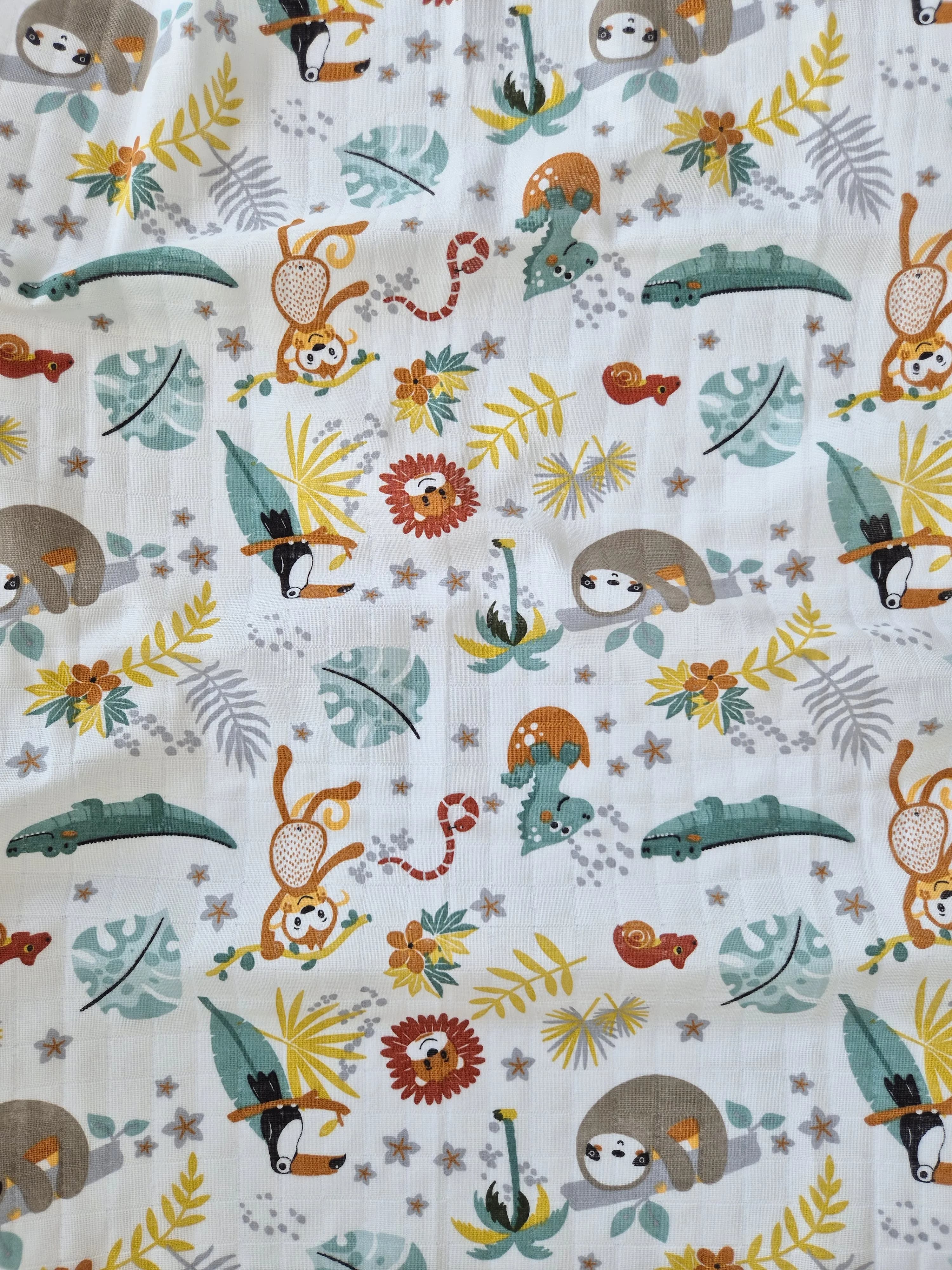 Muslin tetra pelena Džungla snova – Eter Baby